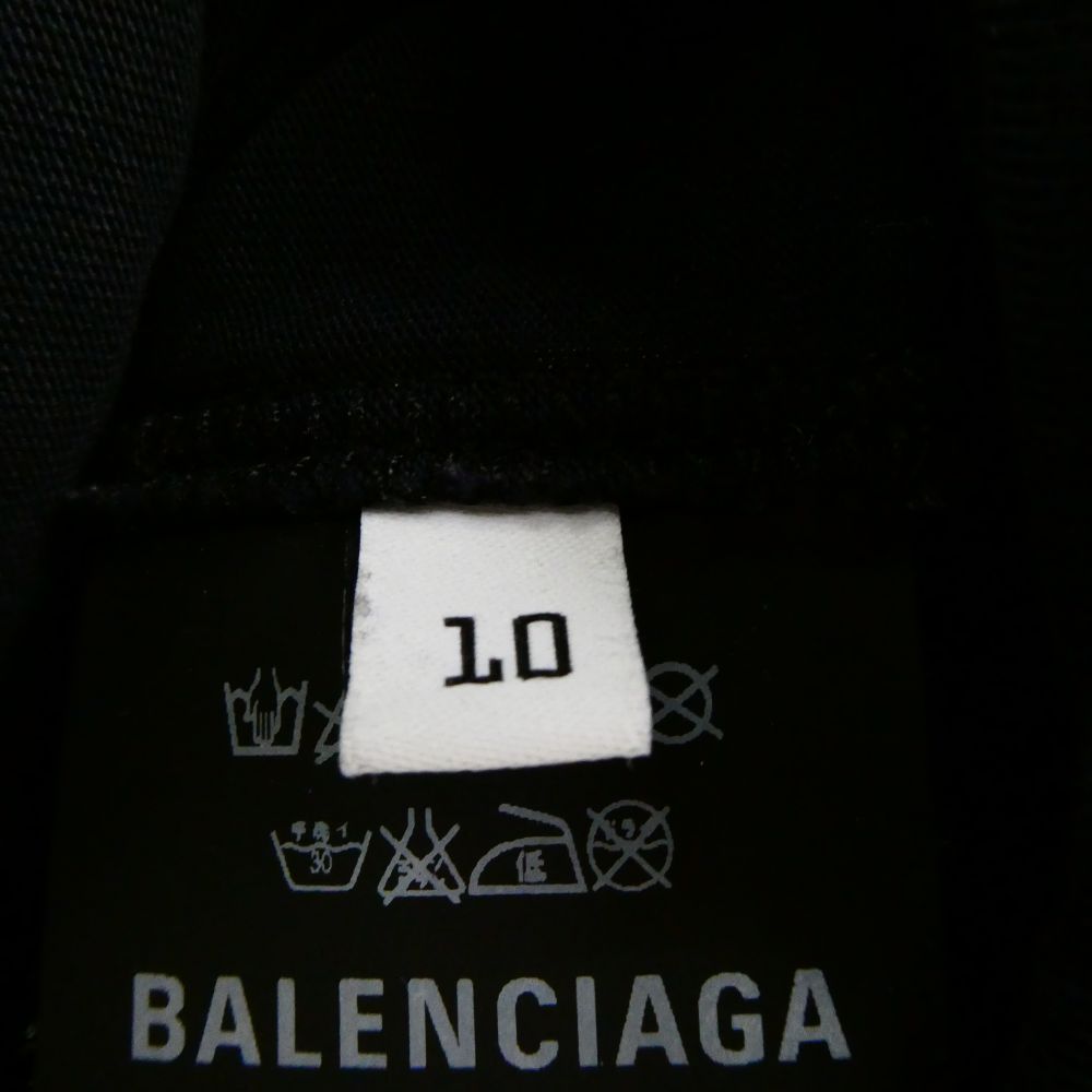 美品 BALENCIAGA バレンシアガ Think Big! 半袖Tシャツ キッズ 10Y コットン100％ 半袖 プリント レディース AY6362A45 BALENCIAGA - 美品 BALENCIAGA バレンシアガ Think Big! 半袖T