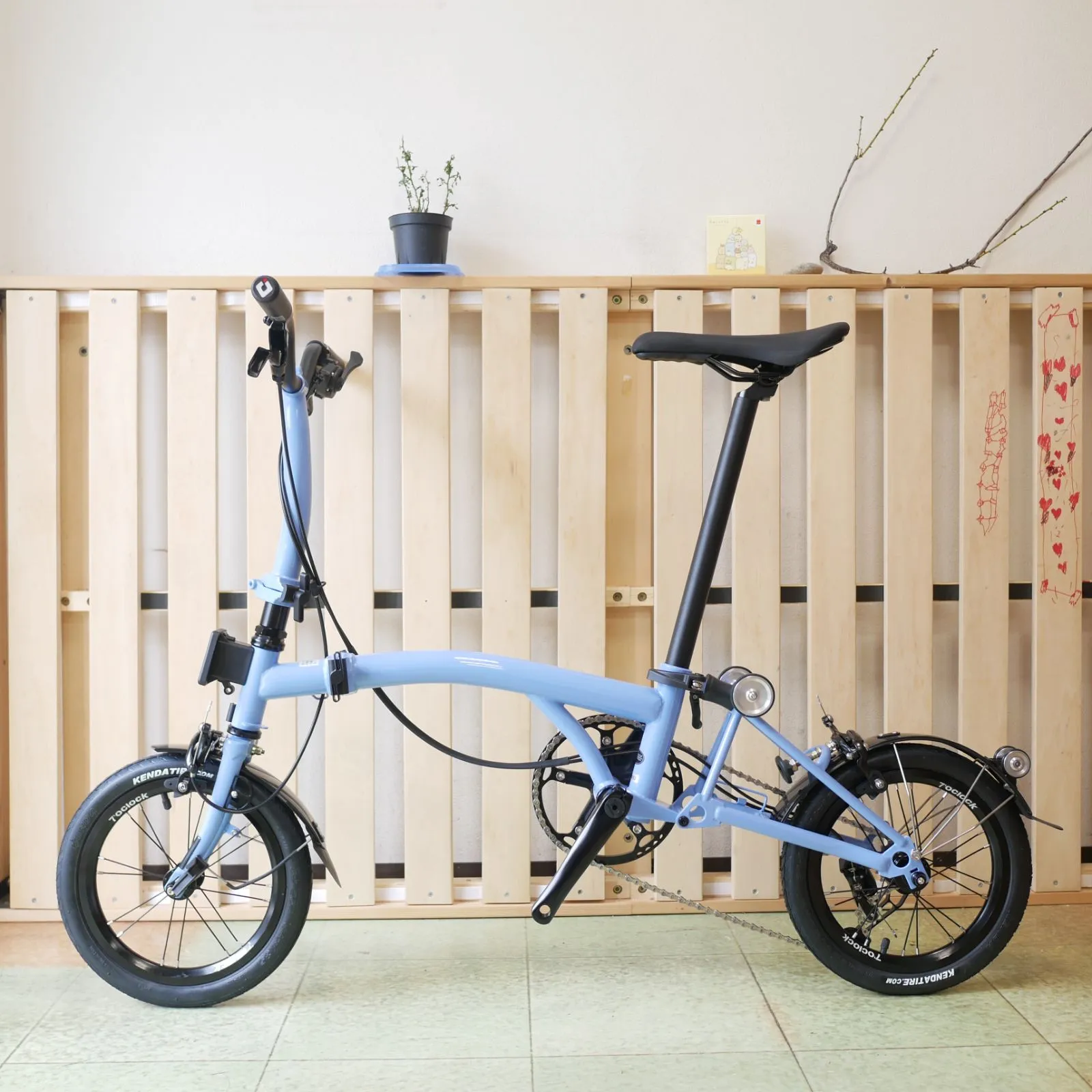 MINT BOB3-14K 14インチ折り畳み自転車 BROMPTON風 ダホンk3