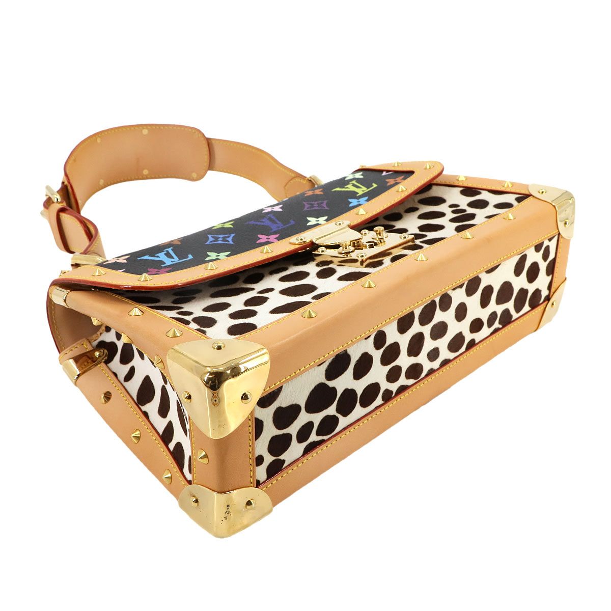 LOUIS VUITTON ルイ ヴィトン モノグラムマルチカラー サック ダルメシアン ショルダーバッグ ワンショルダー ハラコ ノワール ブラック M92825 サック・ダルメシアン ルイヴィトン ショルダーバッグ M92825 サック