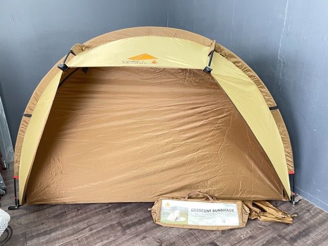 展示品 テント u200bキャンパーズ アドベンチャー クレセントサンシェードCamper's Adventure  幅195㎝ｘ奥行140㎝ｘ高さ120㎝/54105在★