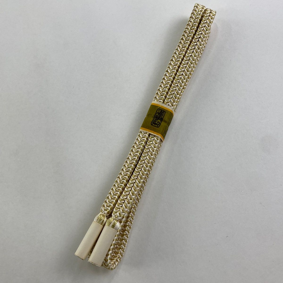 帯締め 無形文化財 有職組紐 道明 金糸 金色 正絹 和装小物