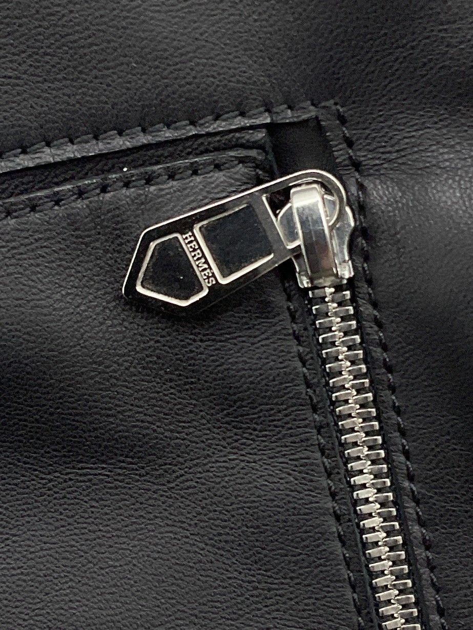 【新古品】HERMES 下札付 オーダー品 Wジップシープスキンコート 50 サイズL【新古品】HERMES 下札付 オーダー品 Wジップシープ