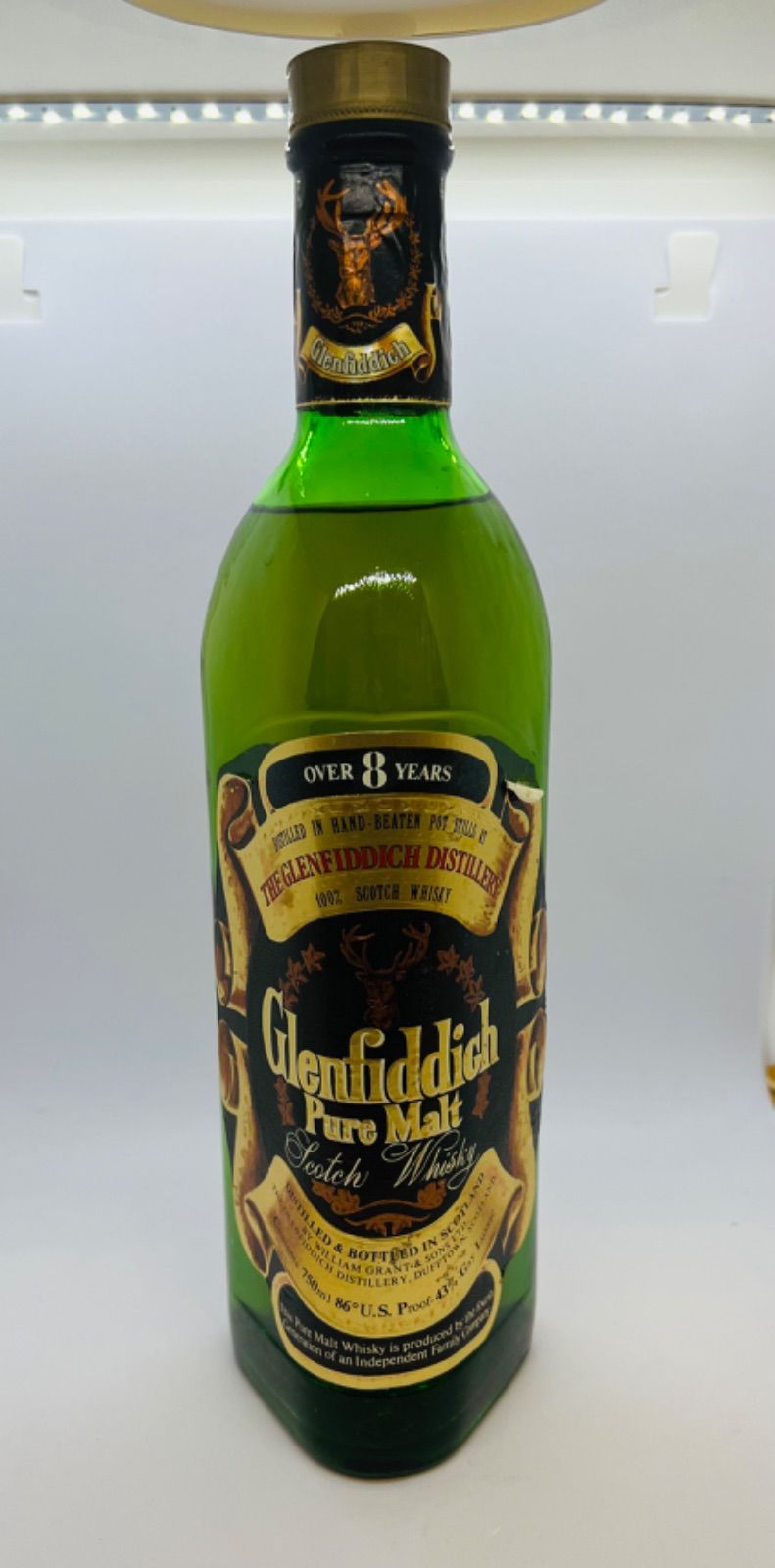 Glenfiddich グレンフィデック 8年 Pure Malt ピュアモルト スコッチ ウイスキー 750ml 43% 中古品 Y-18  mino,aka メルカリ