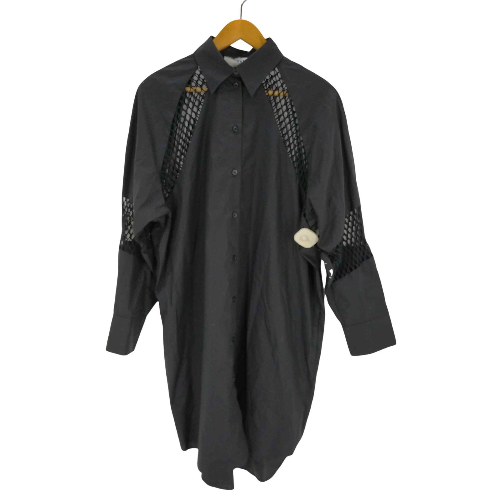 MSGM(エムエスジーエム) MESH MIX LONG BLOUSE レディース  36 中古 古着 0424 エムエスジーエム MSGM MESH MIX LONG BLOUSE レディース 36