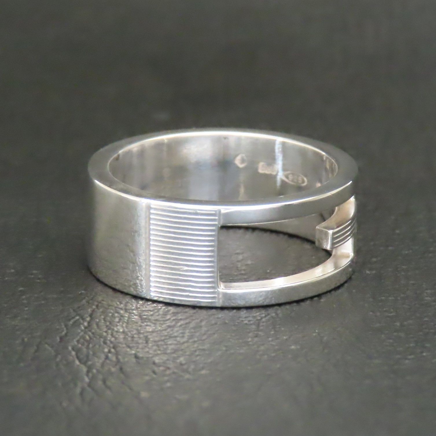 GUCCI グッチ 指輪 リング 14号 Gリング 美品 極美品✨グッチ GUCCI 指輪 リング 14号 インターロッキング