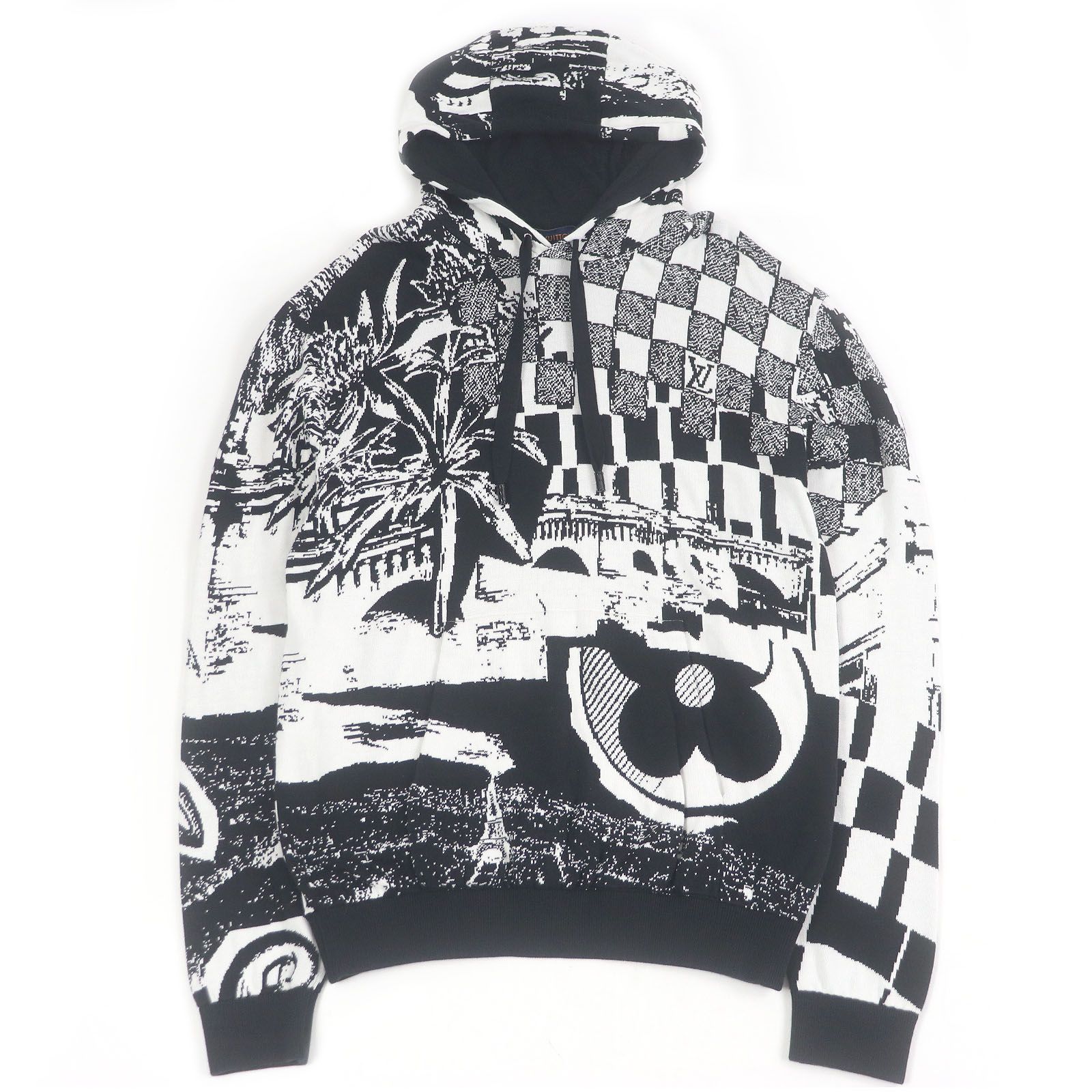 LOUIS VUITTON / ニットパーカー カシミヤ シルク オフホワイト LOUIS VUITTON - LOUIS VUITTON / ニットパーカー カシミヤ