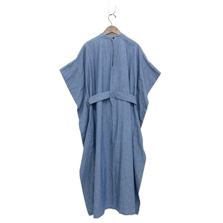 HYKE ハイク CHAMBRAY SUMMER DRESS シャンブレーワンピース ブルー 1