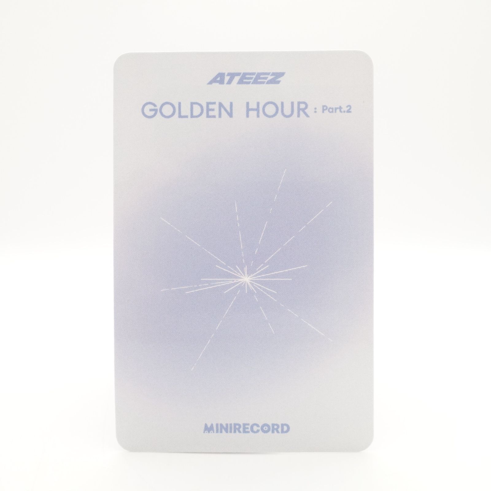 ATEEZ ユノ GOLDEN HOUR : Part.2 Ice On My Teeth MINI RECORD