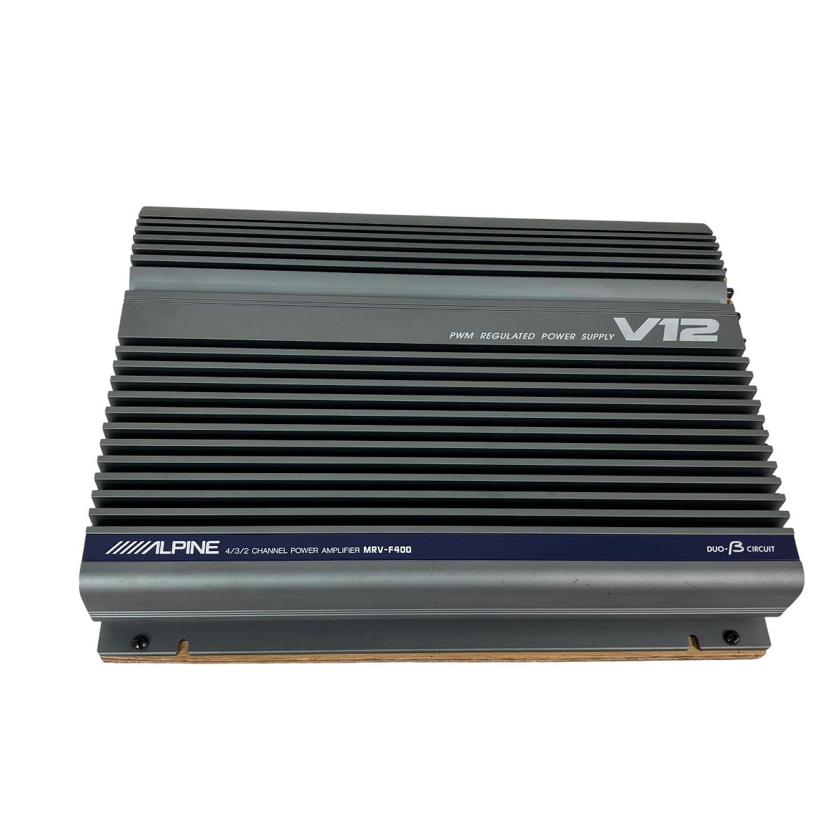 MRV-F400S Alpine Car Audio Amplifier V12 DC STRAIGHT DUO B
