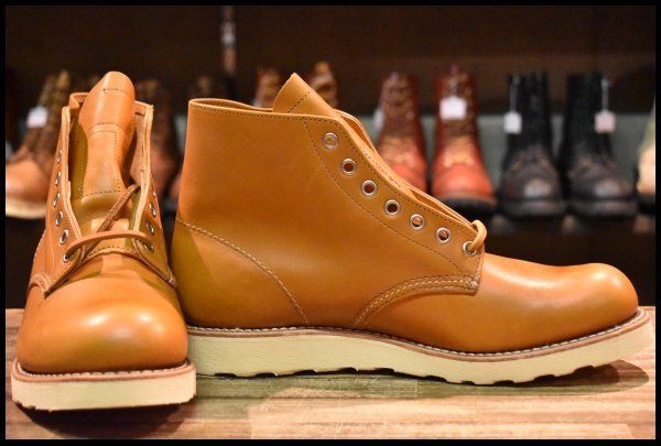 8.5D ♥ 11年 レッドウィング 9871 ゴールドラセット アイリッシュセッター プレーントゥ 編み上げ ブーツ redwing HOPESMORE FJ169
