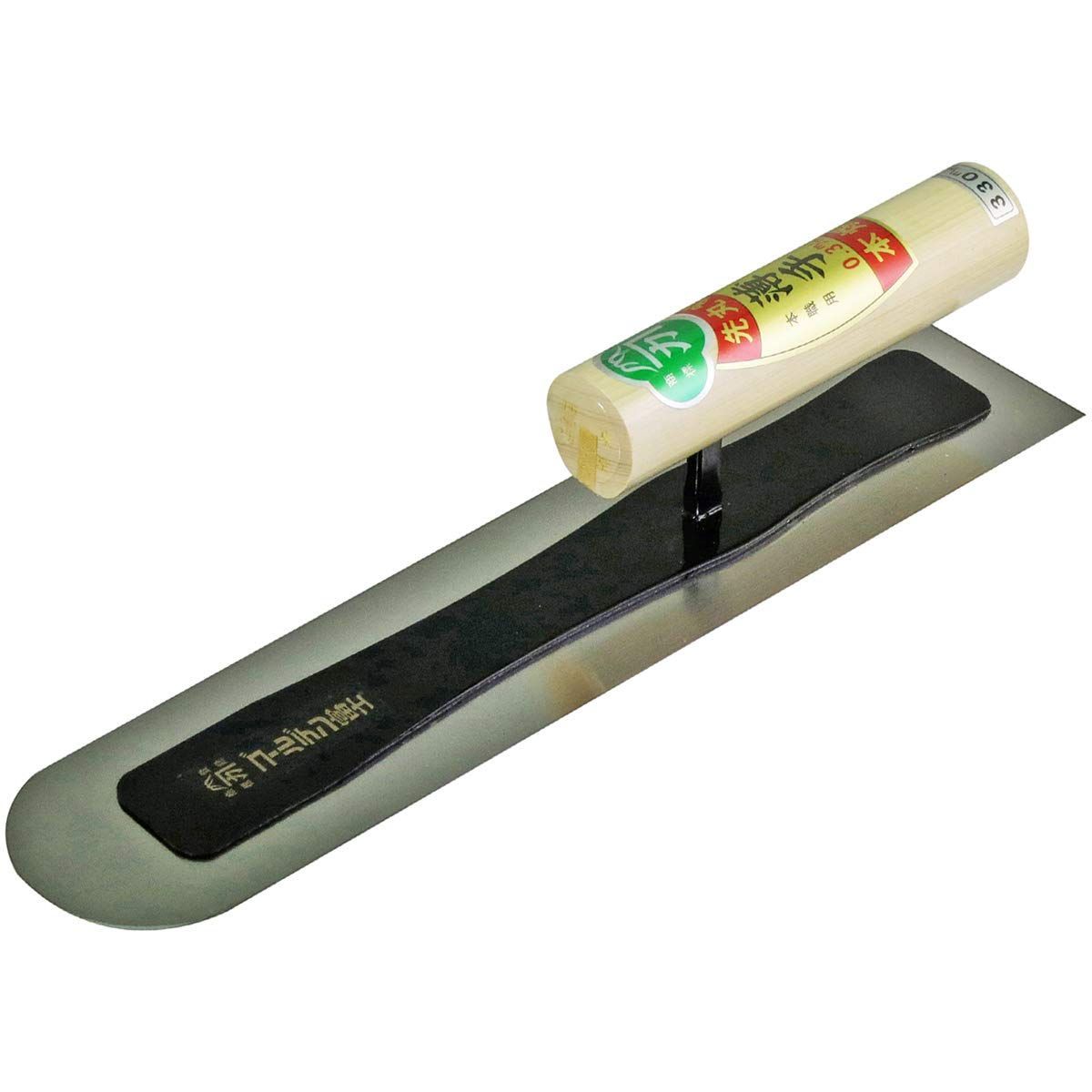 東京西勘(Tokyo Nishikan) 先丸極薄土間鏝 スリム 本焼 ゴールデン富士 65578 330mm 0.3mm厚 本体: 奥行6.7cm 本体: 高さ33.1cm 本体: 幅7.5cm