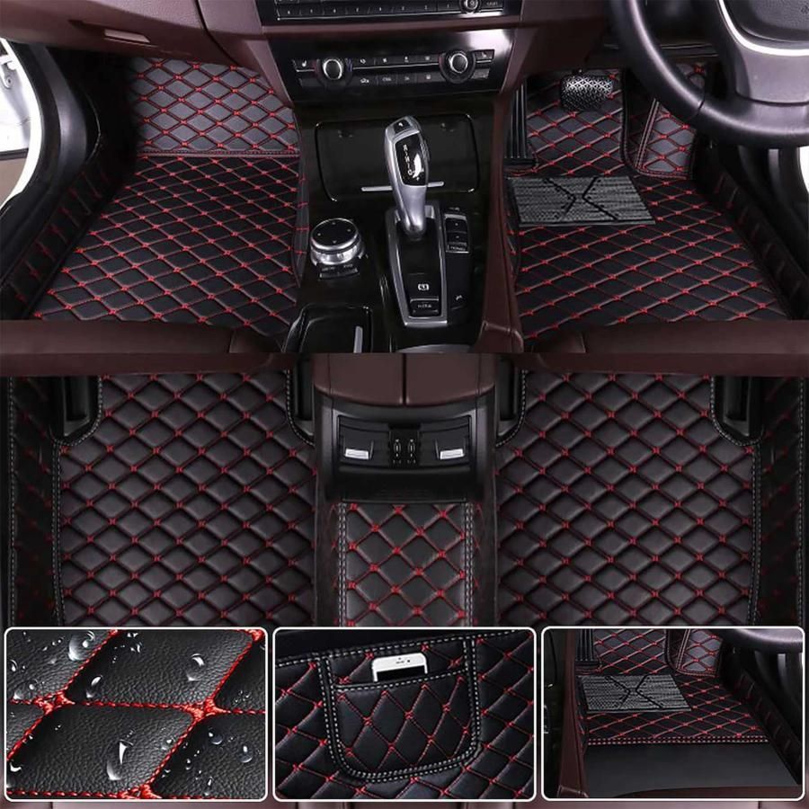 に適用ニッサンノートオーラ E13系 E12系 フロアマット ノート 車種 設計 3Dフロアマット PUレザー素材 カーマット 防水仕様 耐汚れ カ