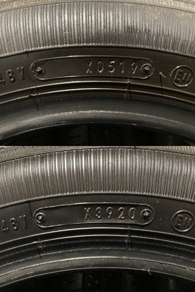 DUNLOP ENASAVE EC300+ 155/65R14 14インチ 夏タイヤ 4本 19～20年製 N-WGNカスタム フレア シフォンカスタム等　(MTX112)