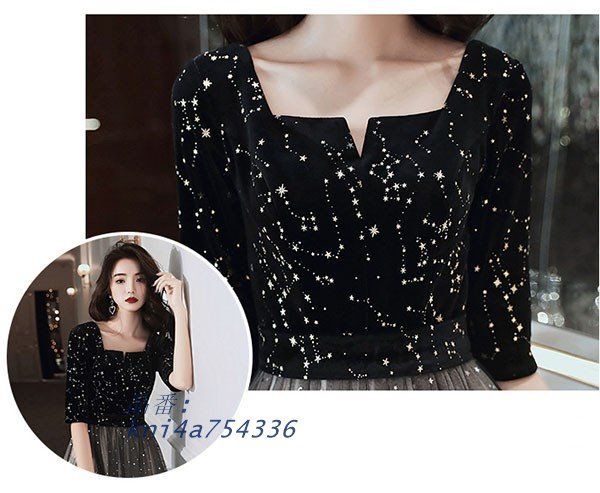 ドレス 大人 ピアノ発表会 演奏会 結婚式 フェミニン パーティードレス 袖あり フェミニン 20代 お呼ばれ 30代 ロングドレス kni4a754336