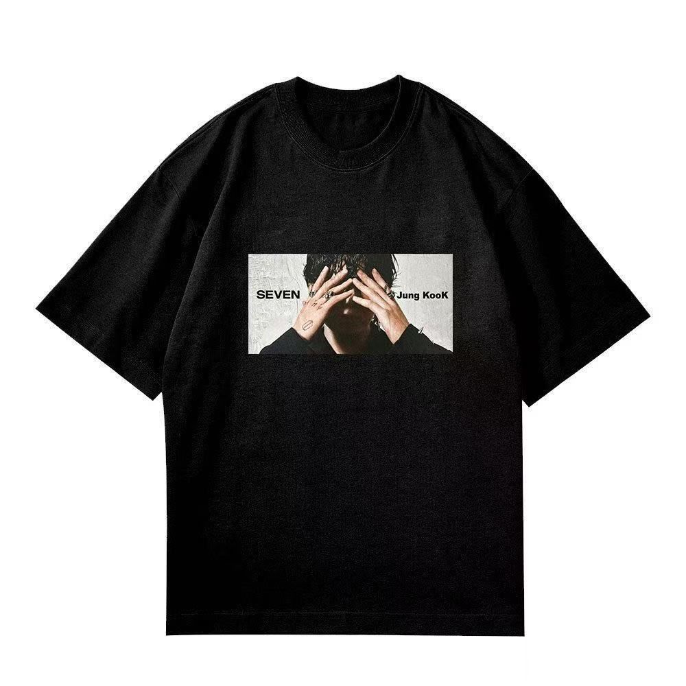   BTSジョングク着用！コットン ロゴ Tシャツ 新品 JUNGKOOK ジョングク Tシャツ GOLDEN BTS 輸入品 - メルカリ