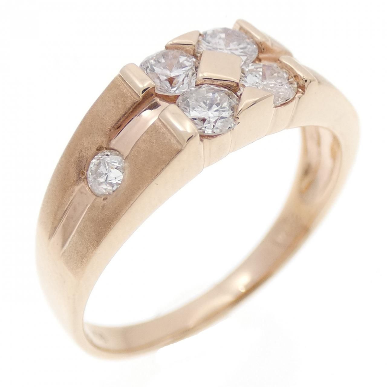 K18PG ダイヤモンド リング 0.52CT