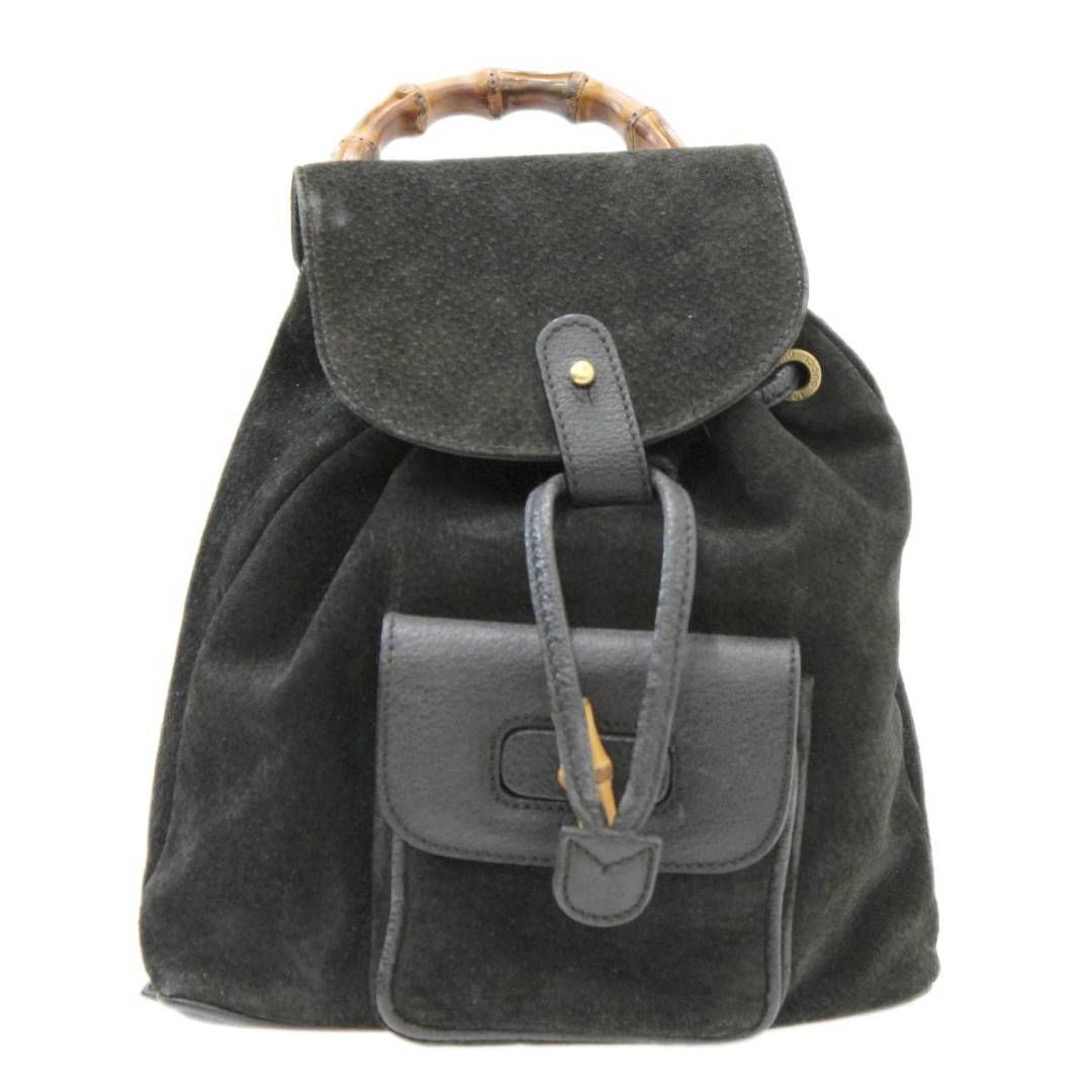 GUCCI / グッチ ミニリュックサック バンブー ブラック 003・1956