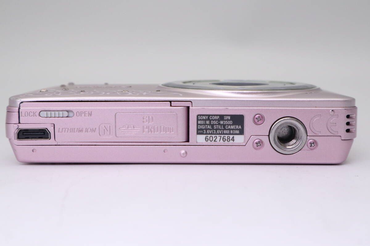SONY DSC-W350D コンパクトデジタルカメラ ソニー ピンク (f05589