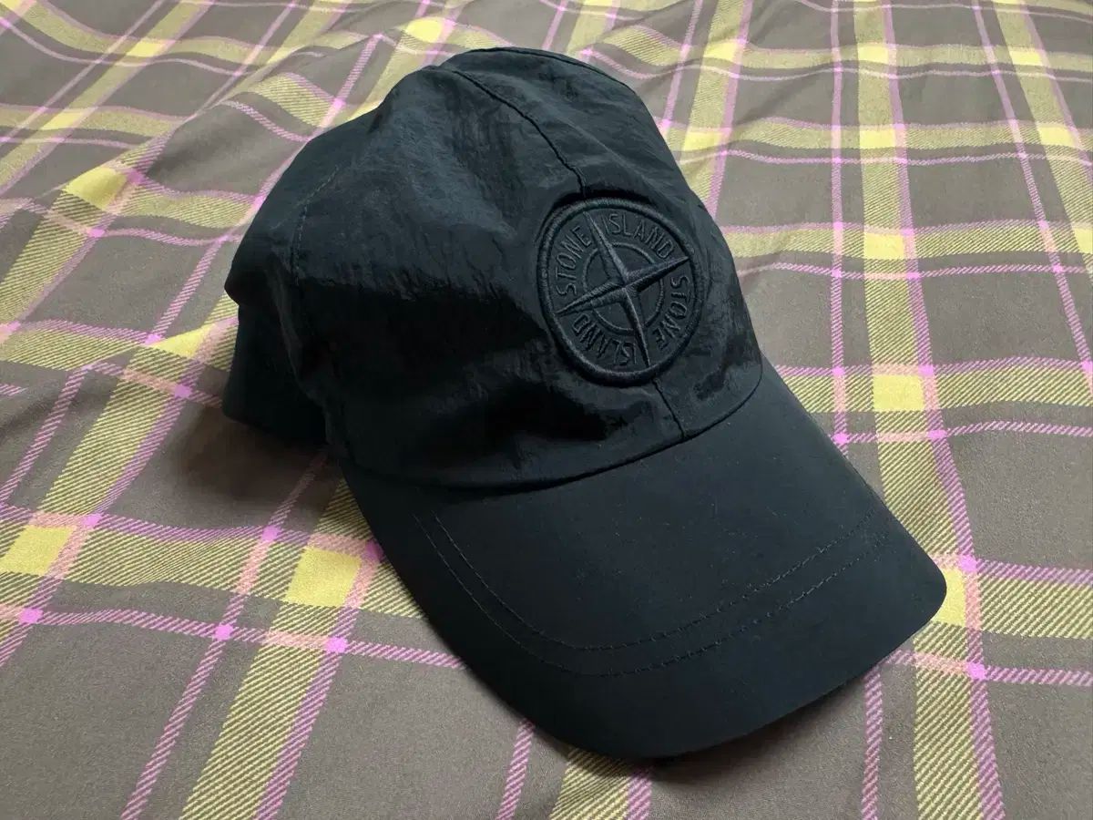STONE ISLAND ストーンアイランド ナイロン キャップ XL ブラック 24FW