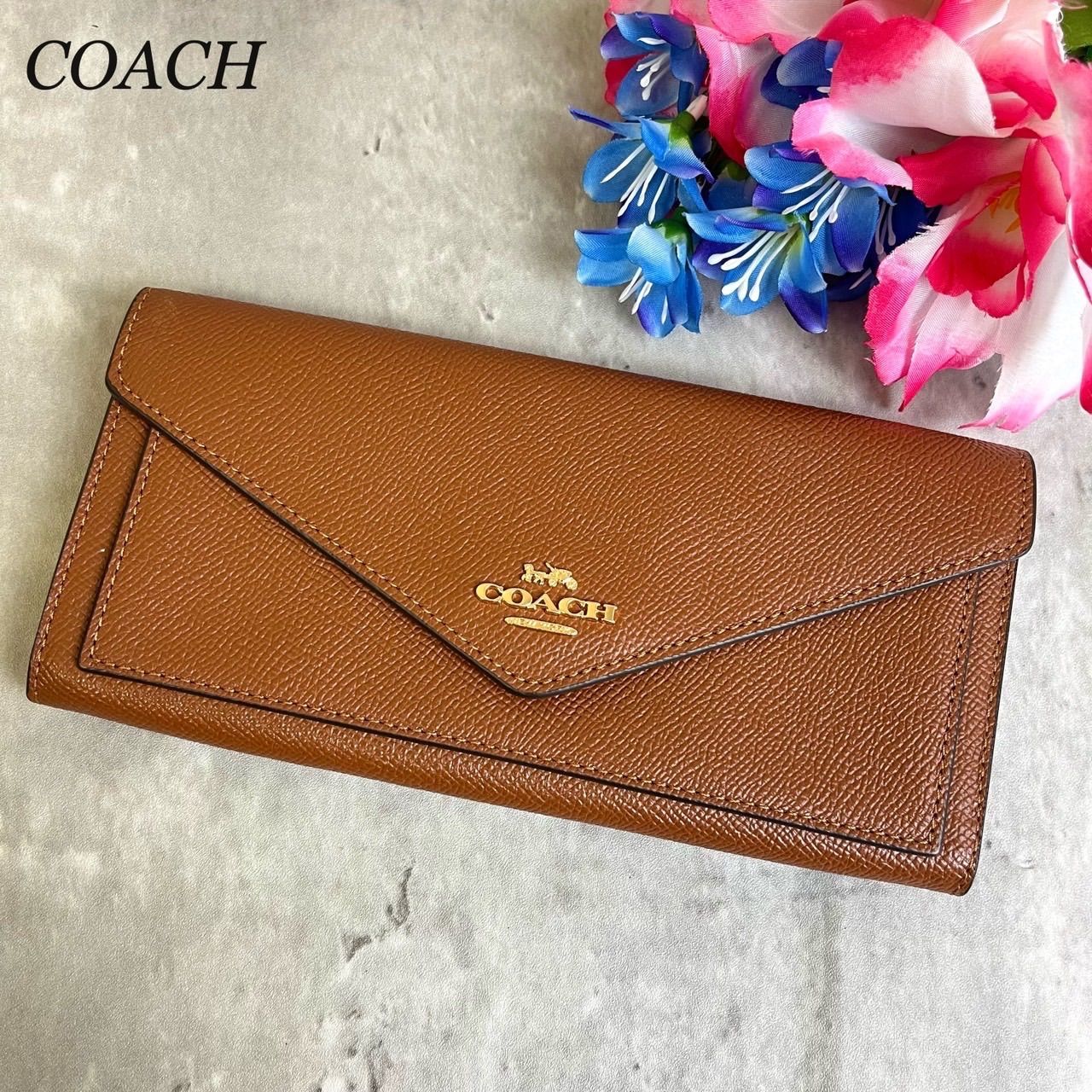 ✨極美品✨COACH ホース アンド キャリッジ 二つ折り 財布