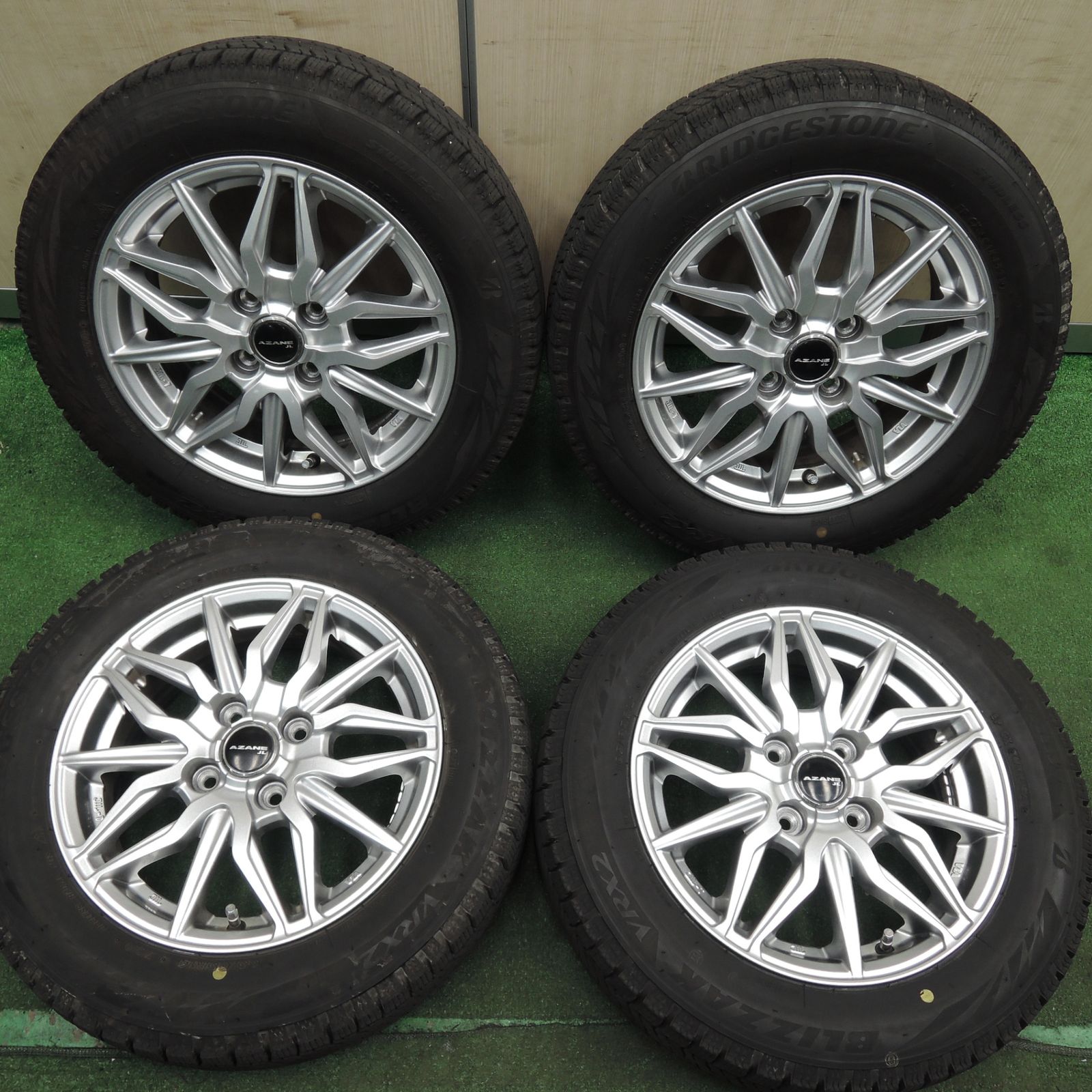 送料無料* バリ溝！21年！キレイ！9分☆スタッドレス 165/65R14 ブリヂストン ブリザック VRX2 AZANE JL 14インチ  PCD100/4H☆4021717HAス - メルカリ