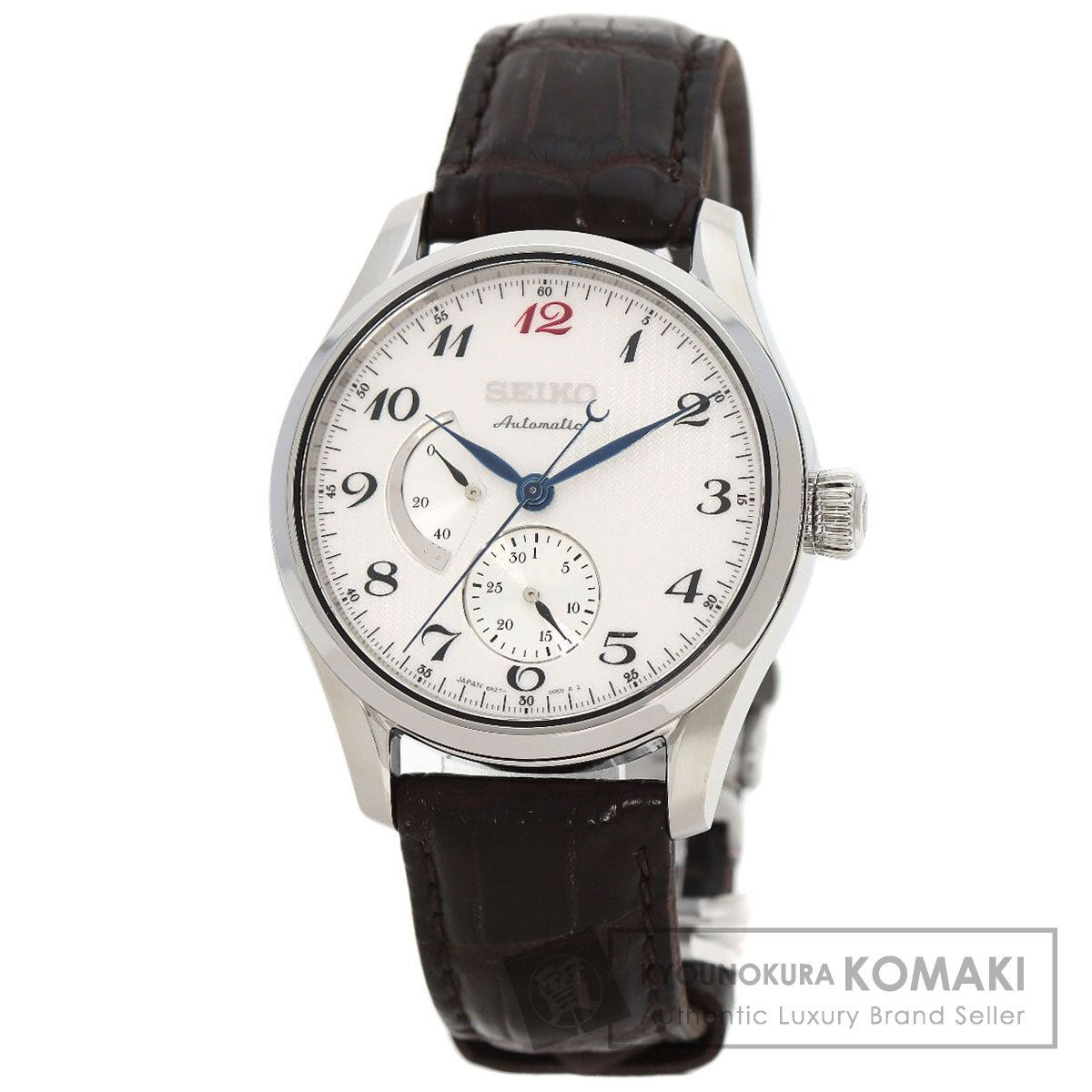 SEIKO セイコー SARW025 6R27-00J0 プレサージュ 腕時計 SS 革 メンズ 