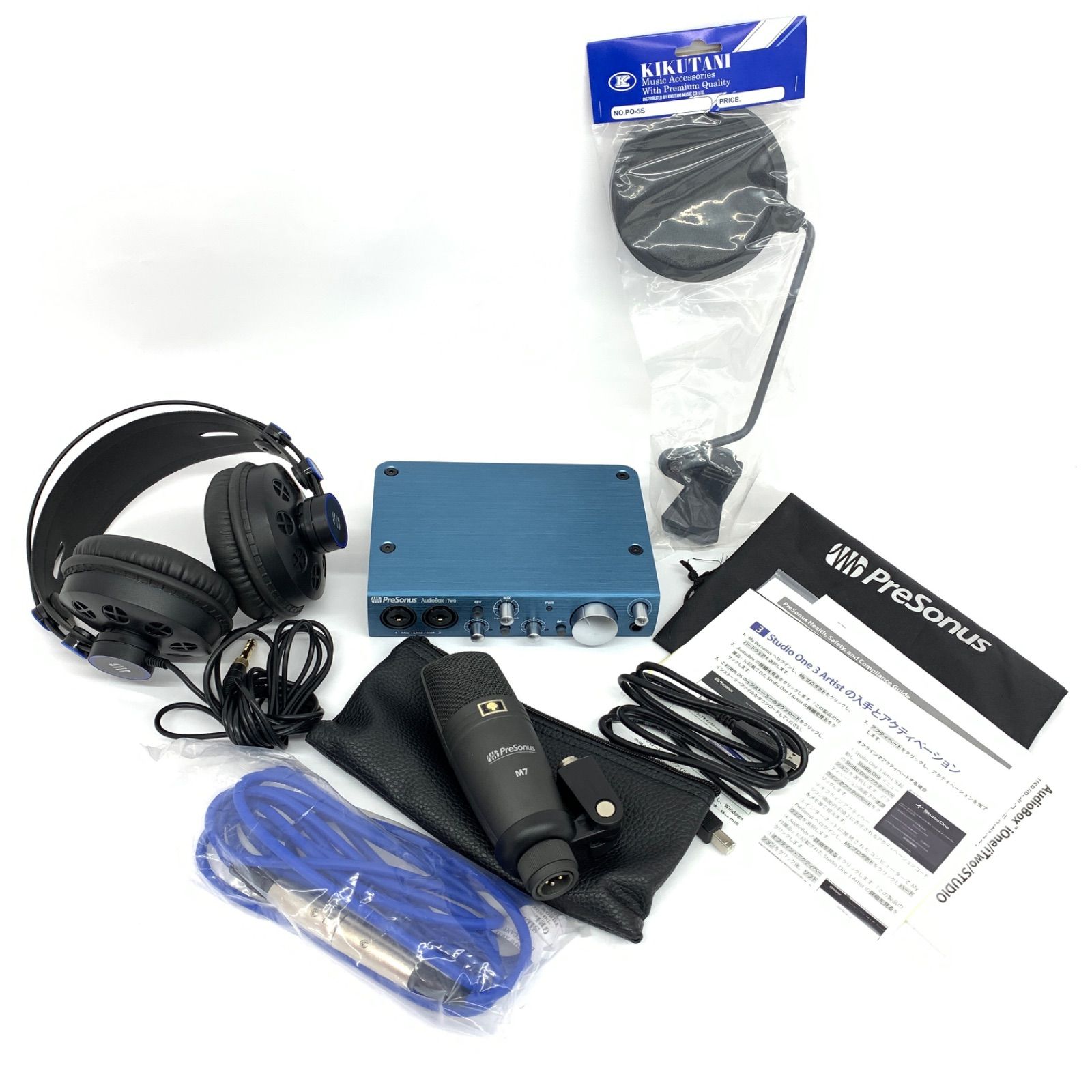 配信機器・PA機器・レコーディング機器 PreSonus AudioBOX iTwo M7 PRESONUS ( プレソナス ) AudioBox iTwo STUDIO USBオーディオ