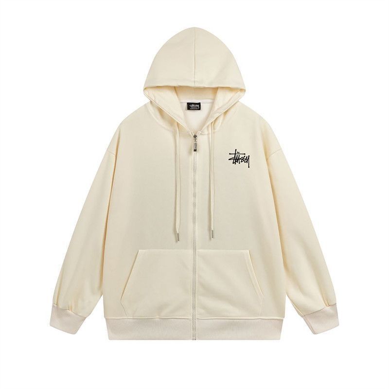 新品未使用」STUSSY トップス パーカー フード付き 薄手 メンズ 