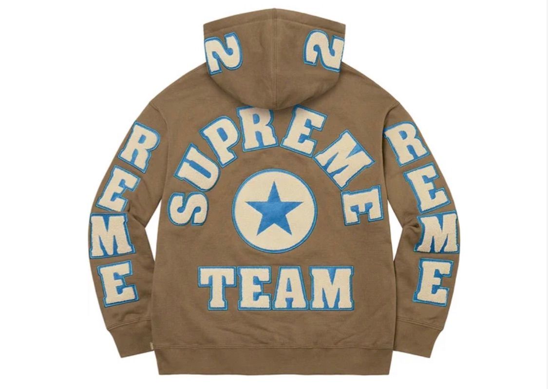 Mサイズ】 Supreme Team Chenille Hooded - メルカリ