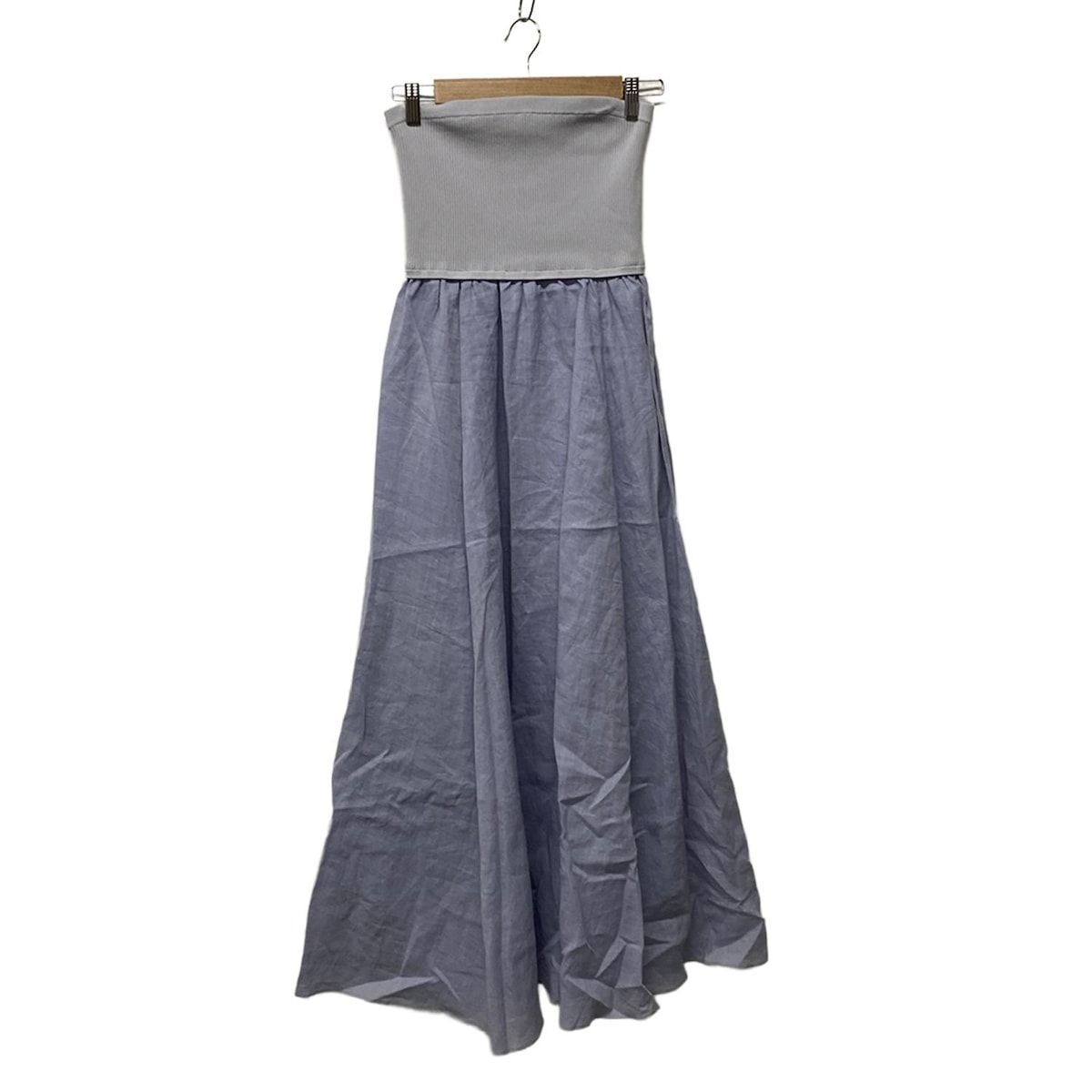 ノーブル ワンピース ブルー お値下げ】NOBLE 【洗える】ラミーニット  