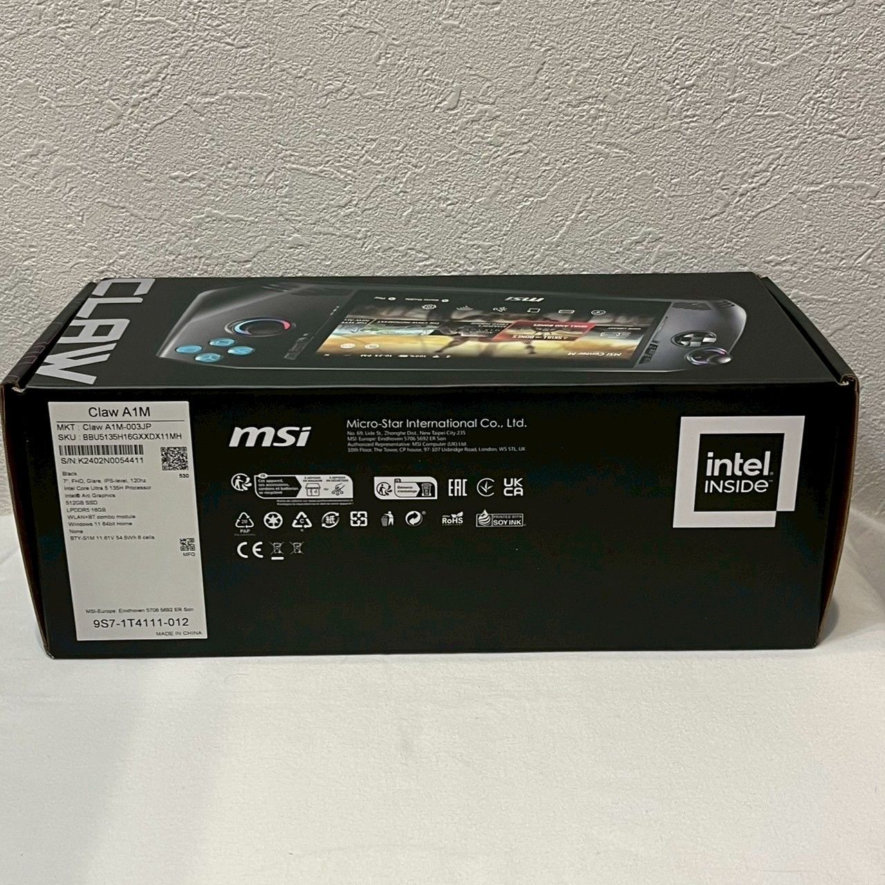 MSI Claw A1M Ultra 5 16GB 512GB 属品完備 保証書あり No.3497