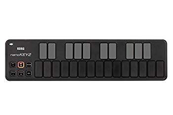 KORG 定番 USB MIDIキーボード nanoKEY2 BK ブラック 音楽制作 DTM コンパクト設計で持ち運びに最適 すぐに始められるソフトウェアライセンス込 wgteh8f KORG 定番 USB MIDIキーボード nanoKEY2 BK ブラック 音楽制作 DTM