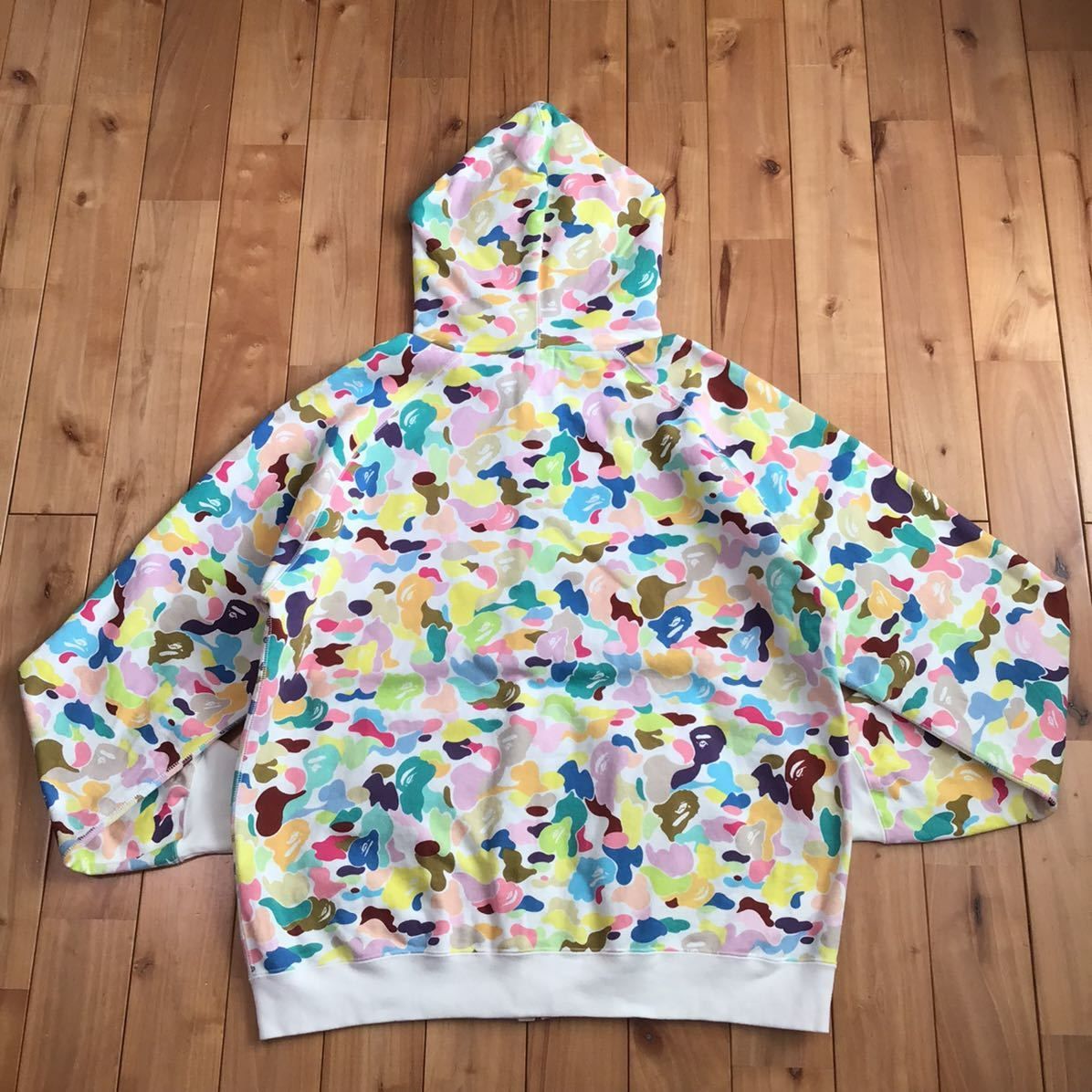 ☆美品☆ 初期 マルチカモ フルジップ パーカー Lサイズ a bathing ape 