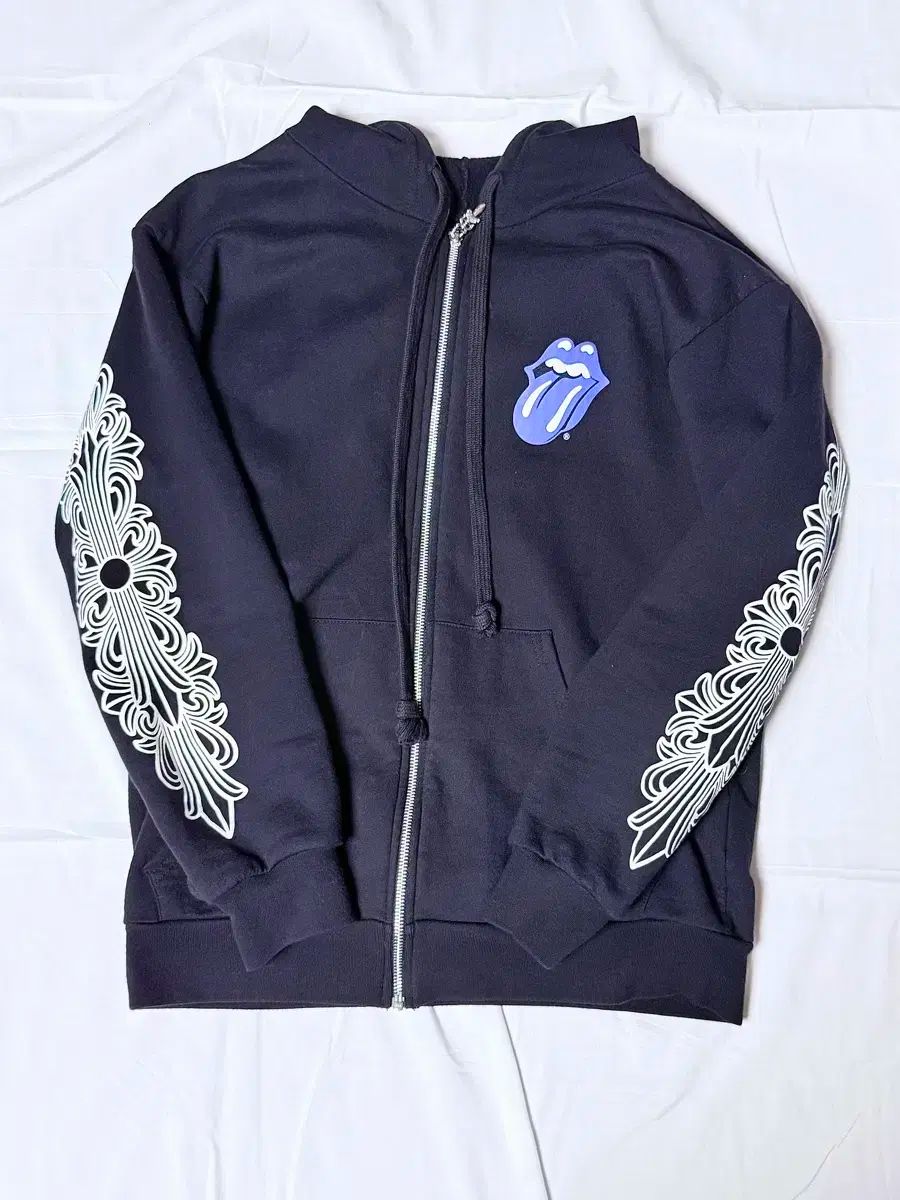 L CHROME HAEATS クロムハーツ ローリングストーンズ フード付き ジップアップパーカー