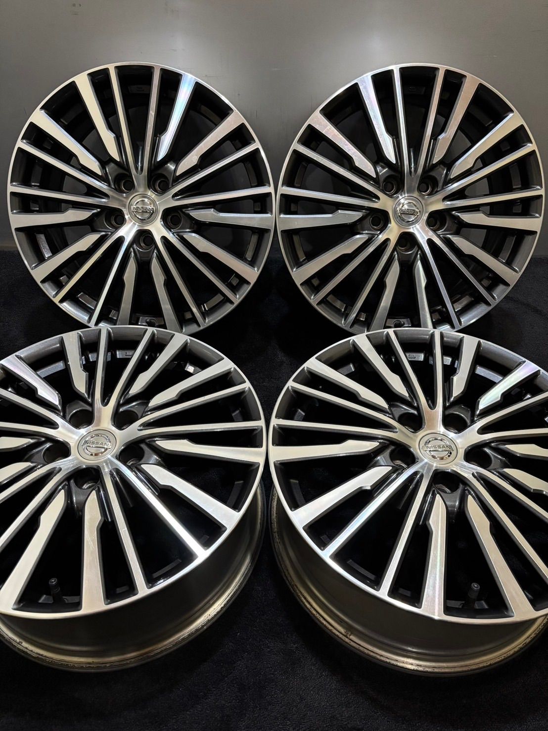 日産 E52 エルグランド 純正 18インチ 7.5J 55 114.3 5H アルミホイール 4本 C-K184