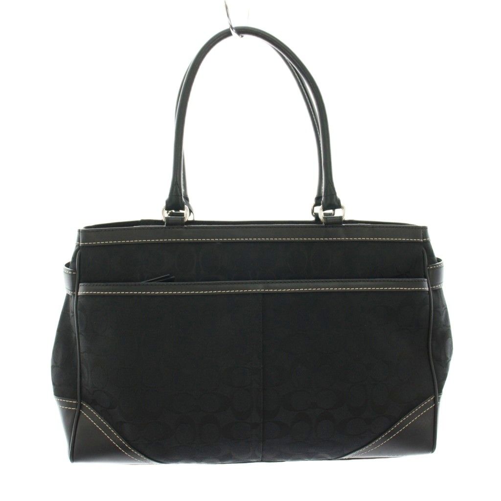 コーチ COACH トートバッグ ハンドバッグ キャンバス レザー