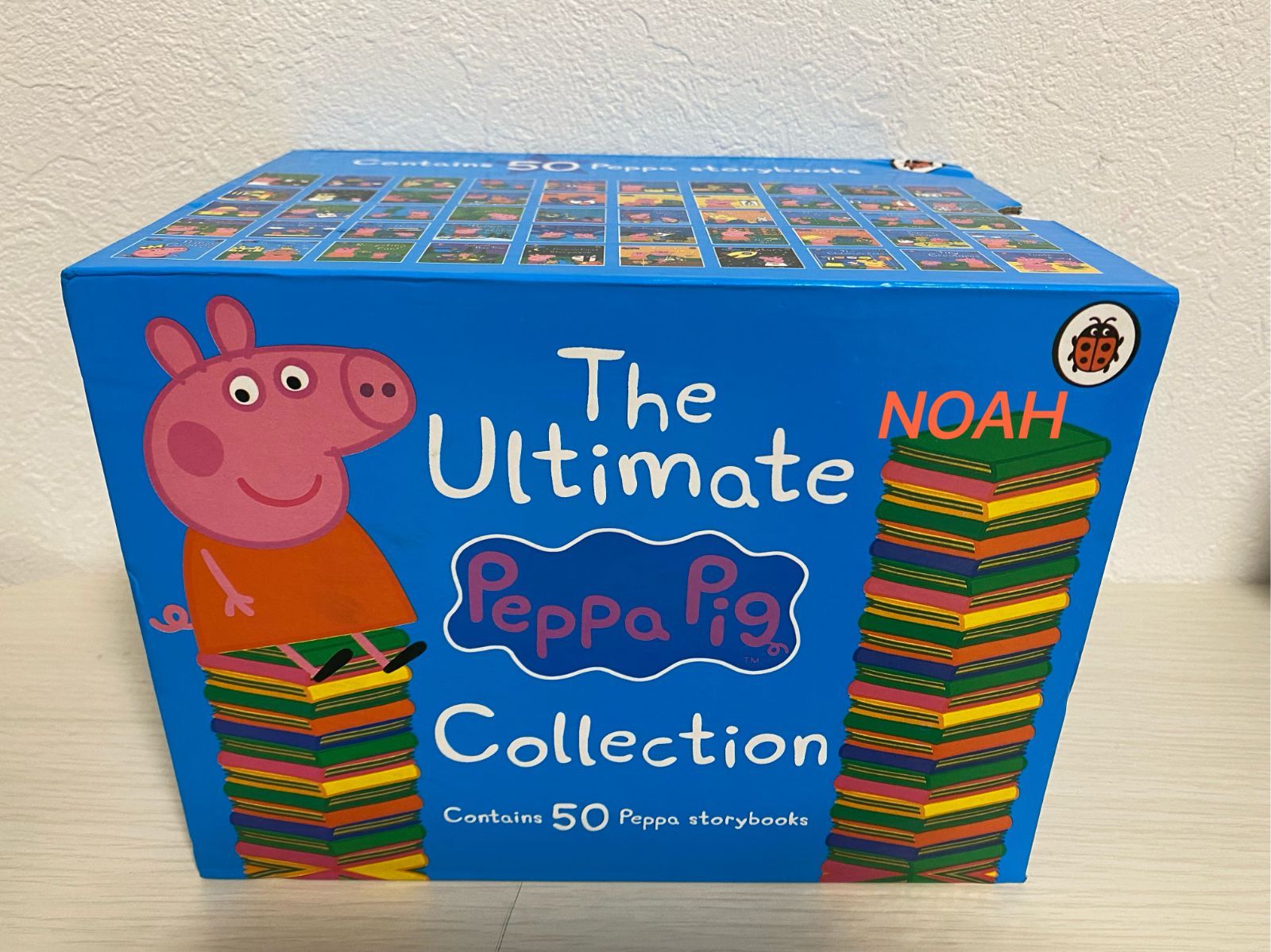 中古】 ブレインクエスト ペッパピッグ マイヤペン対応 PeppPig 青箱