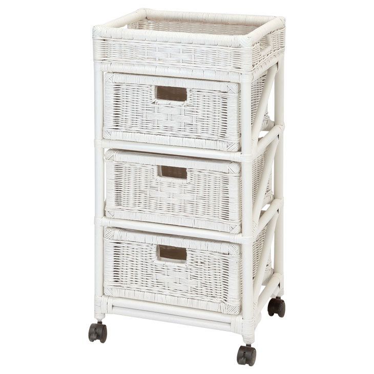 大幅値下げセール中！木製多引き出し桐チェストタンスDホワイト48㎝×65