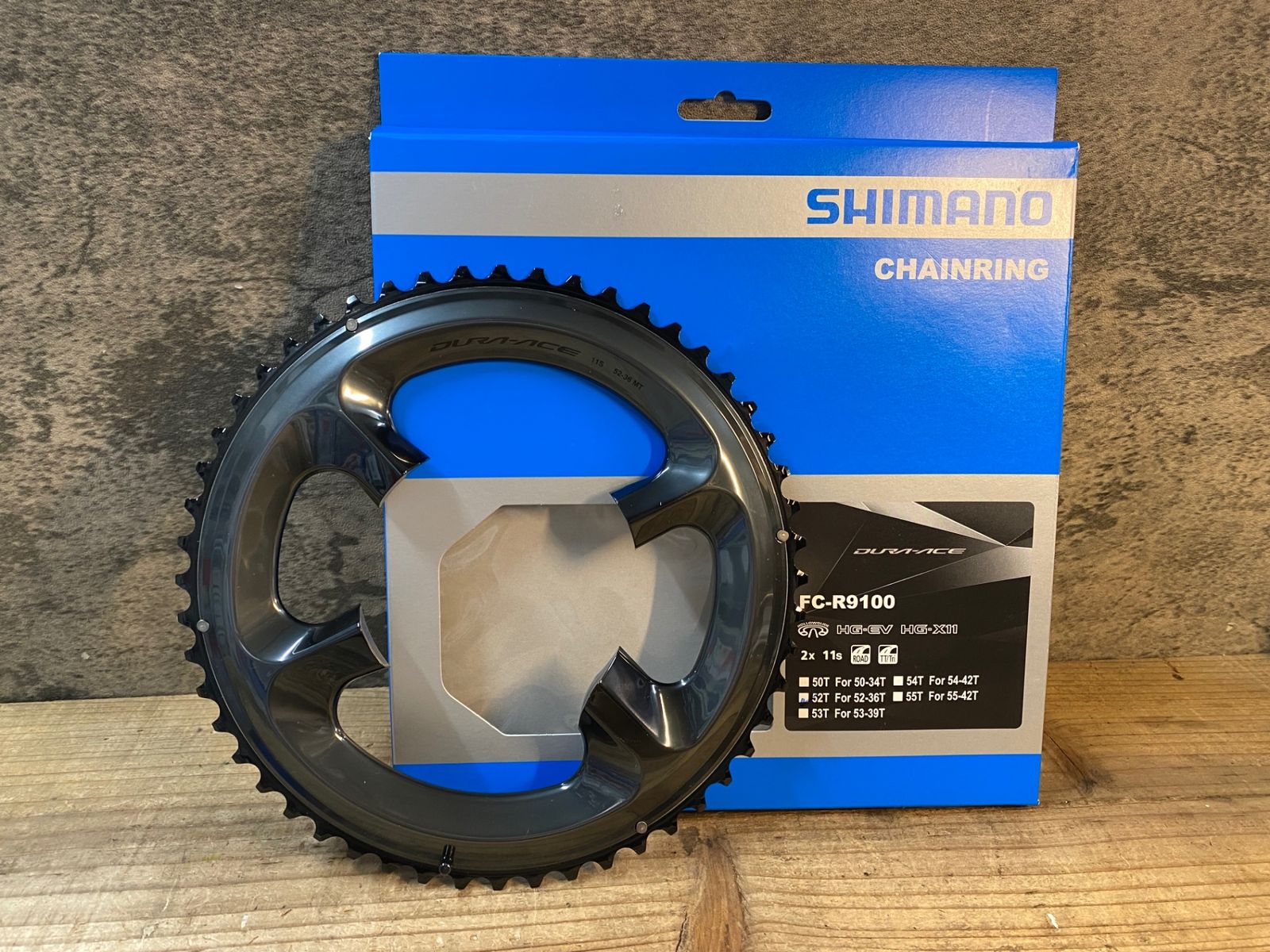 JK187 シマノ SHIMANO デュラエース DURA-ACE FC-R9100 アウターチェーンリング 52T