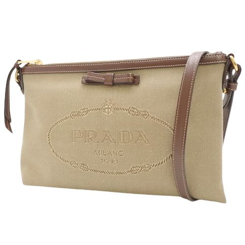 PRADA プラダ ロゴジャガード リボン 2WAY ショルダーバッグ 【公式通販】