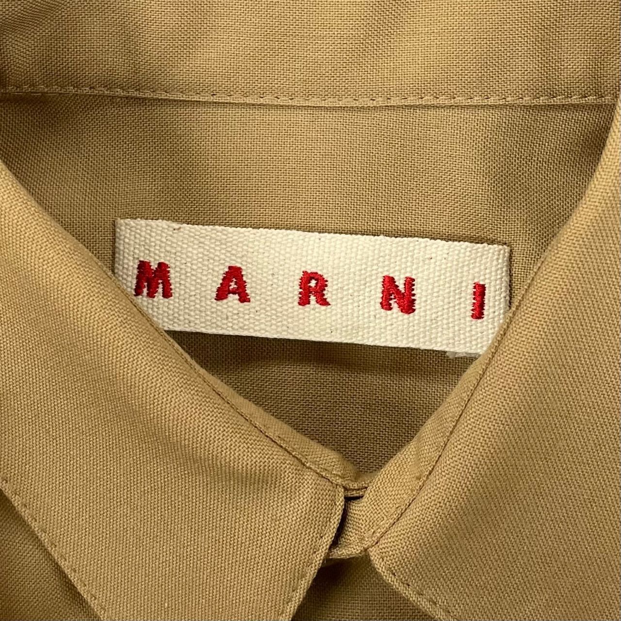素材ウールニットトロピカルウールシャツ MARNI 定価80300