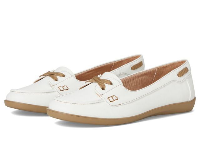 (取寄) ライフストライド レディース ノーティカル LifeStride women Nautical White Faux Leather 送料無料】 ライフストライド レディース スリッポン・ローファー