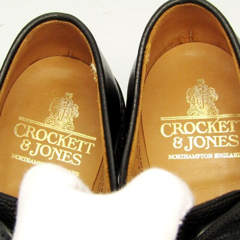 美品 CROCKETT&JONES クロケット&ジョーンズ UK6E プレーントゥ ...