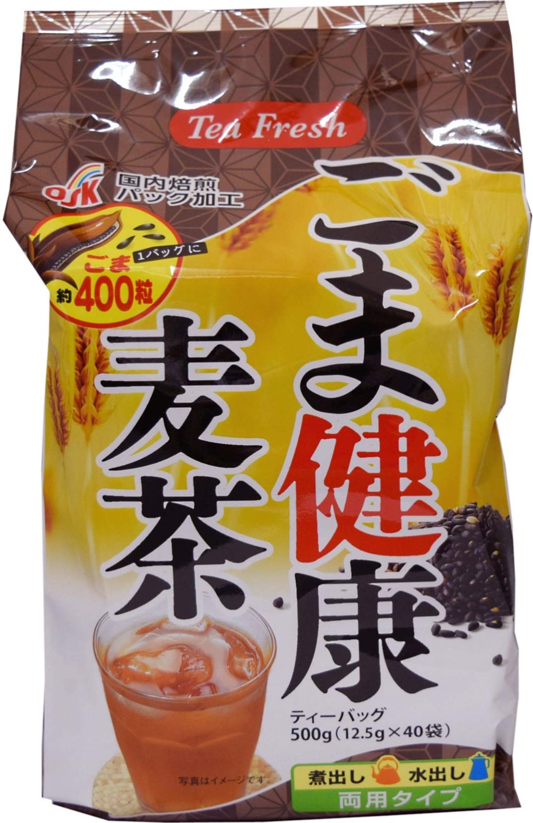 OSK オーエスケー ごま健康麦茶 12.5g×40包 ×12セット １２個