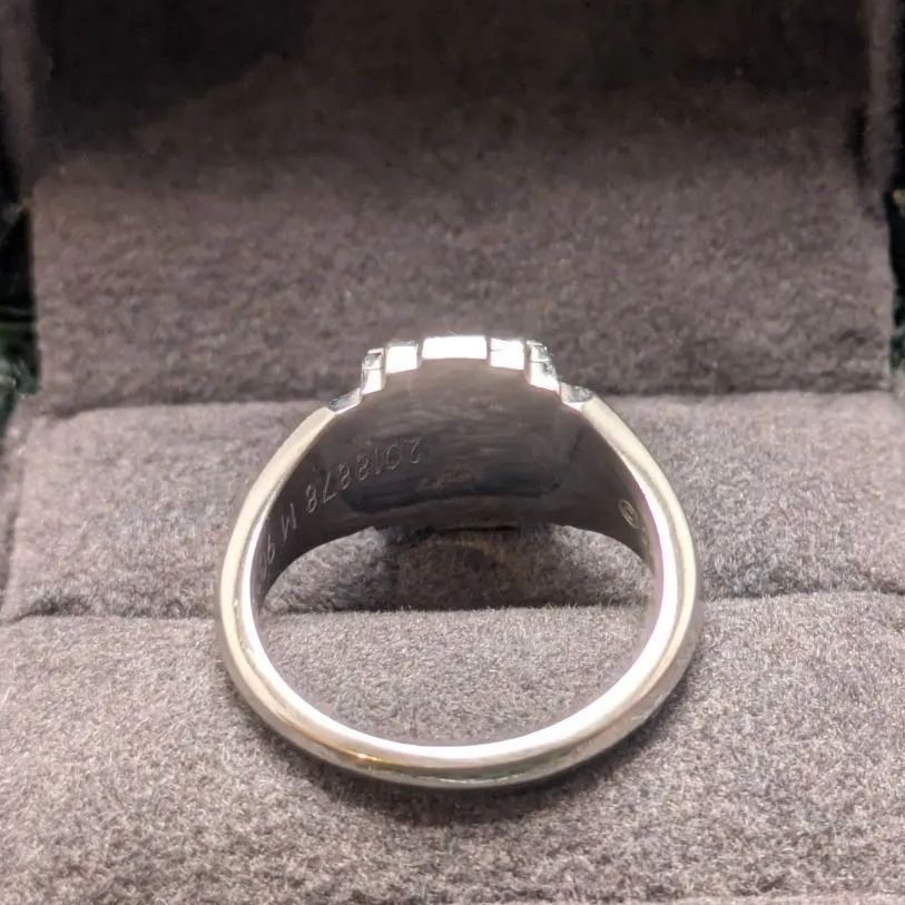 JOSTENS LTM 2015年カレッジリング14号アールデコ クリアシールド