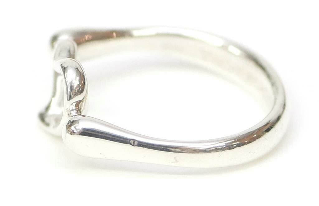 ティファニー TIFFANY&Co. 指輪 オープンハート リング ＃9.5