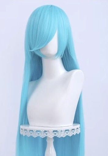 ウィッグ ストレート NO.12 ロング 頭囲60-70CM 全頭面 マスク 着ぐるみ 自作 カツラ コスプレ 変身 仮装 二次元