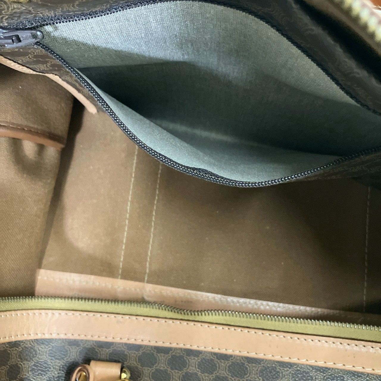 希少ラージサイズ CELINE ボストンバッグ 鍵 カデナ 南京錠 ショルダー