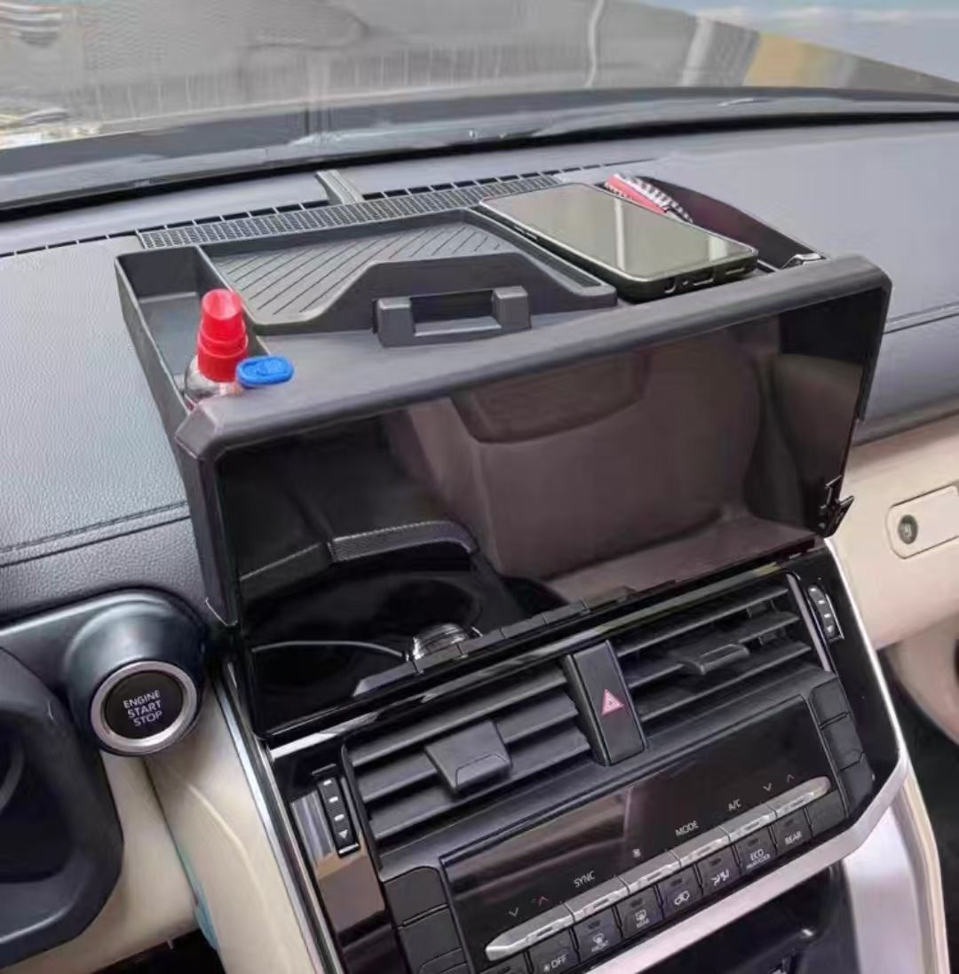 トヨタ ランドクルーザー300系用 ダッシュボードトレイ車内収納ボックス 小物入れ 滑り止め 内装カスタムパーツ 1個