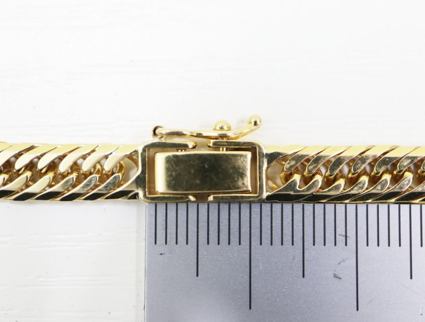 K 18 キヘイ 喜平 アンクレット 8面トリプル 20.3ｇ 8メントリプル 18金 イエローゴールド 750 YG ジュエリー